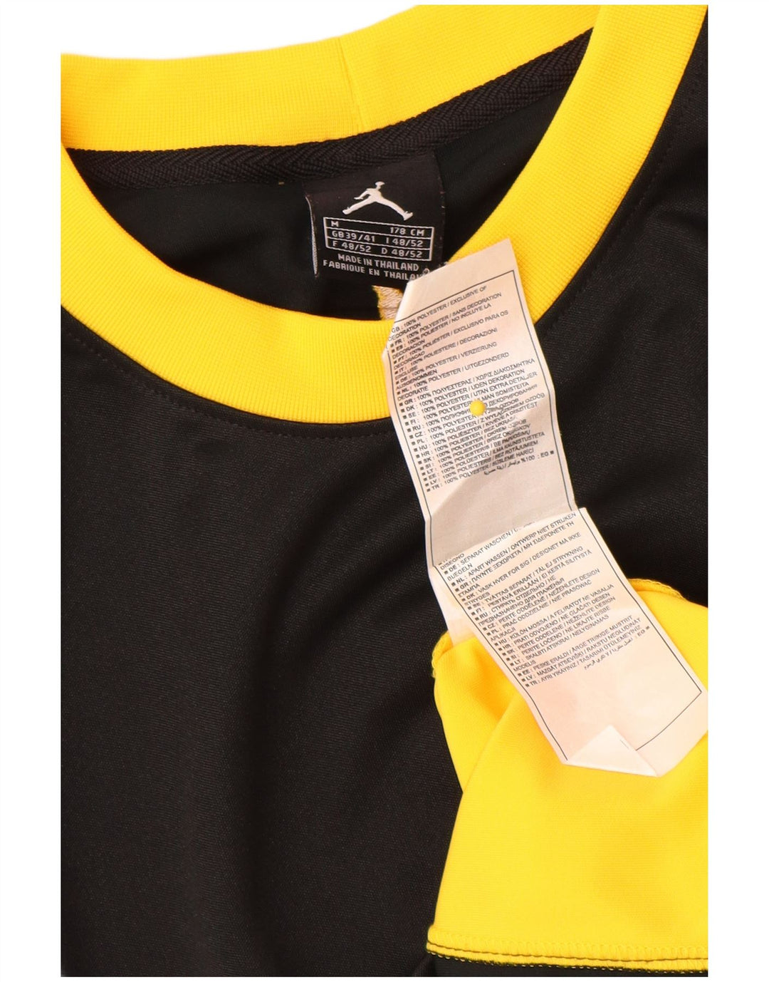 Jordan Herrevest Top Medium Sort Colourblock Polyester