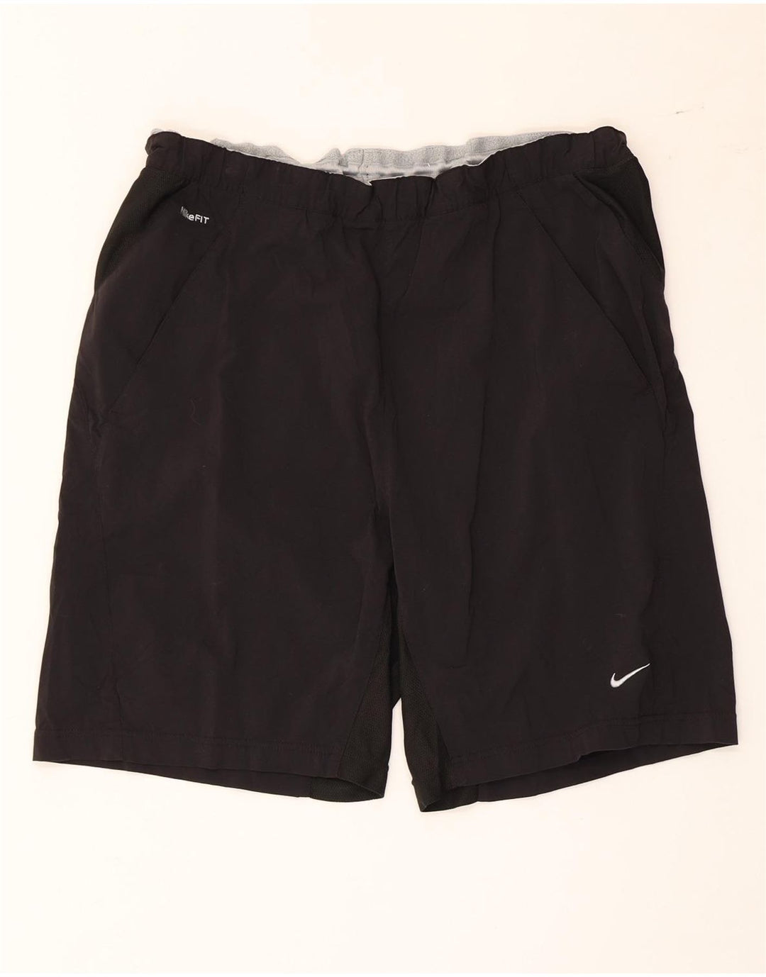 Nike Herre Sportshorts Medium Sort Nylon Sports