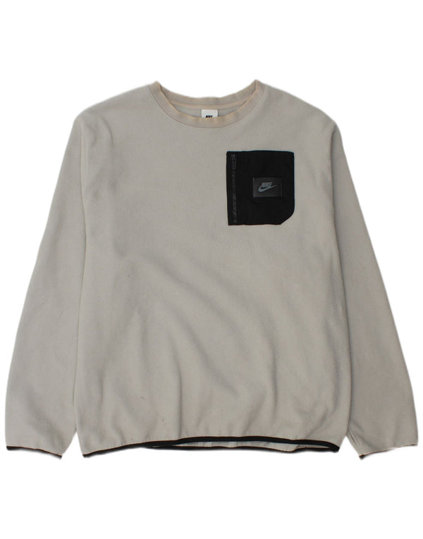 Nike Herre Fleece Jumper XL Grå Polyester