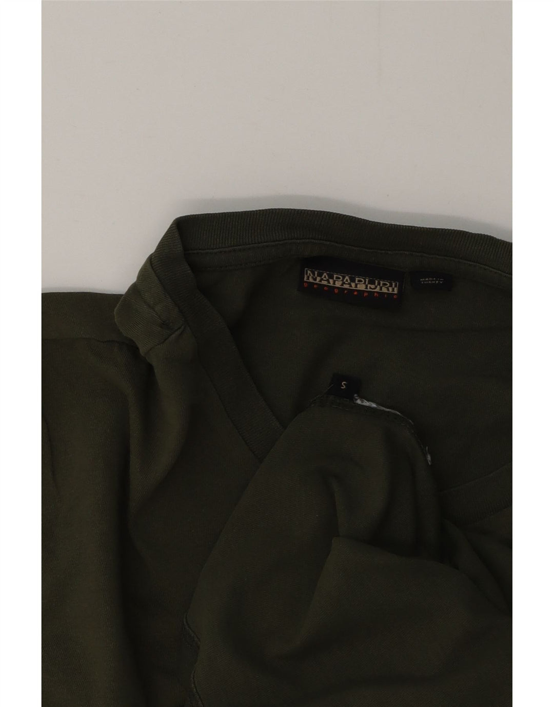 NAPAPIJRI Herre Geographic T-Shirt Top Lille Khaki