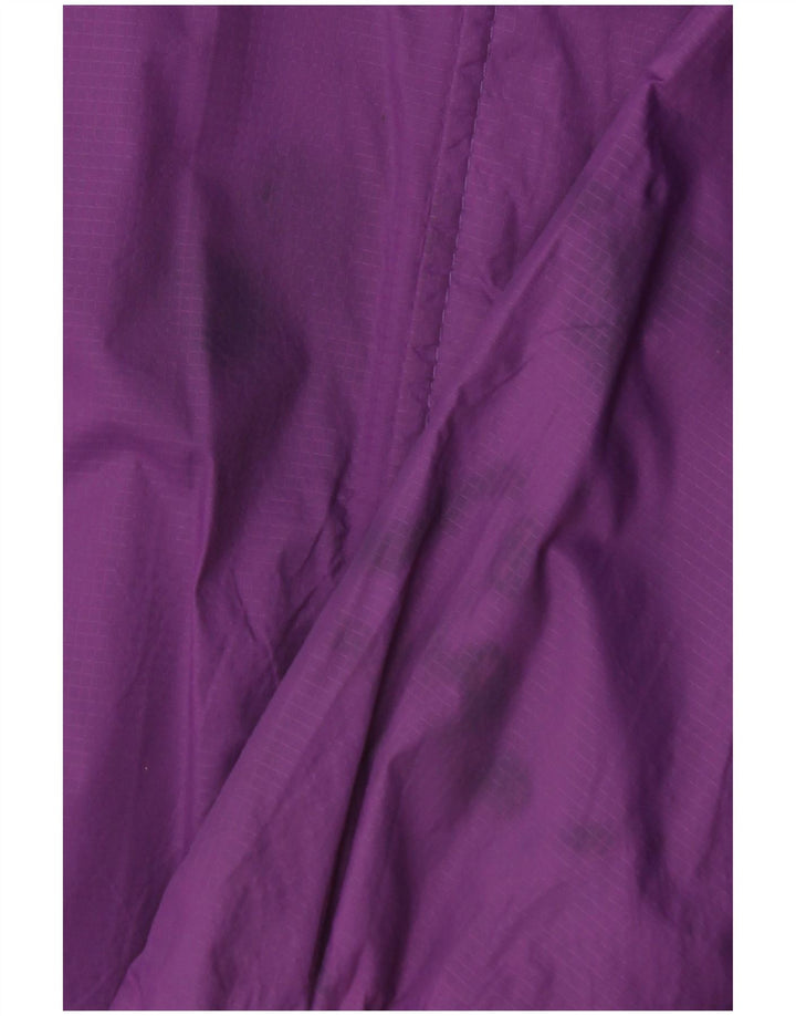 Mountain Warehouse Dame Regnjakke med hætte UK 12 Medium Lilla Nylon