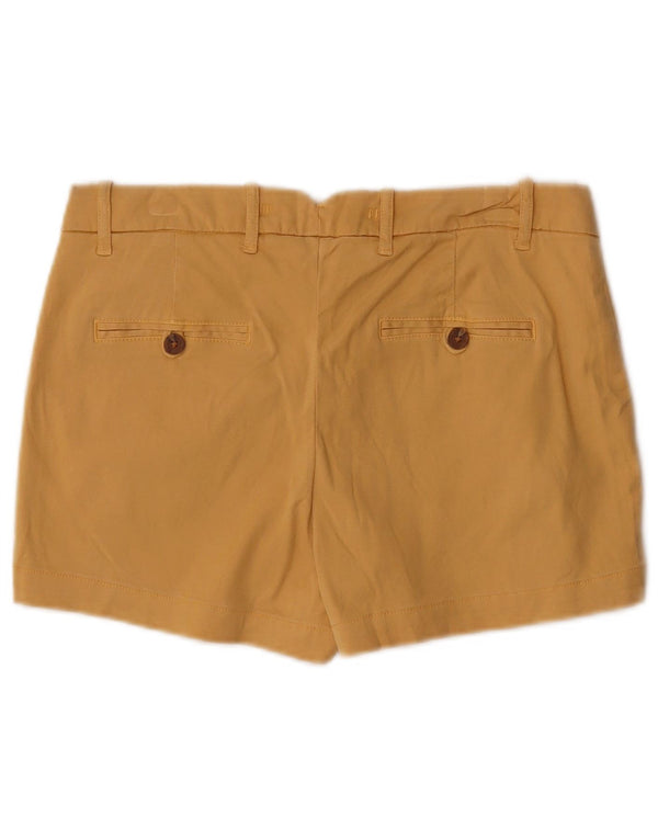 Zara Womens Chino Shorts EU 36 XS W26 Yellow Lyocell