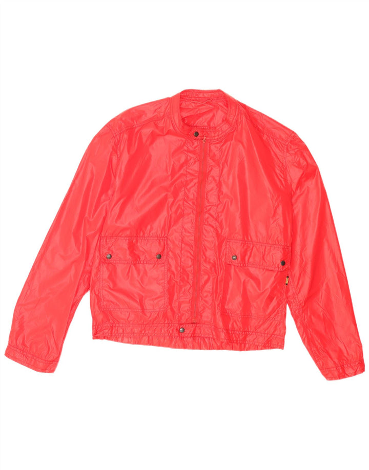 Vintage dame bomberjakke UK 18 XL Rød