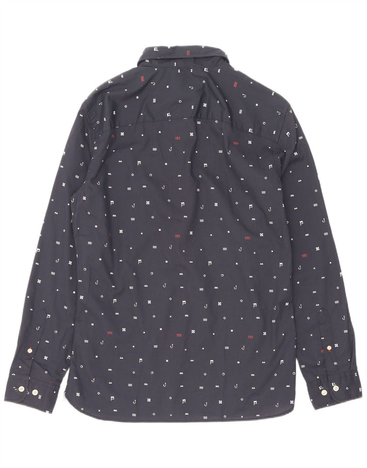 Jack & Jones Herre abstrakt mønster skjorte medium marineblå polyester
