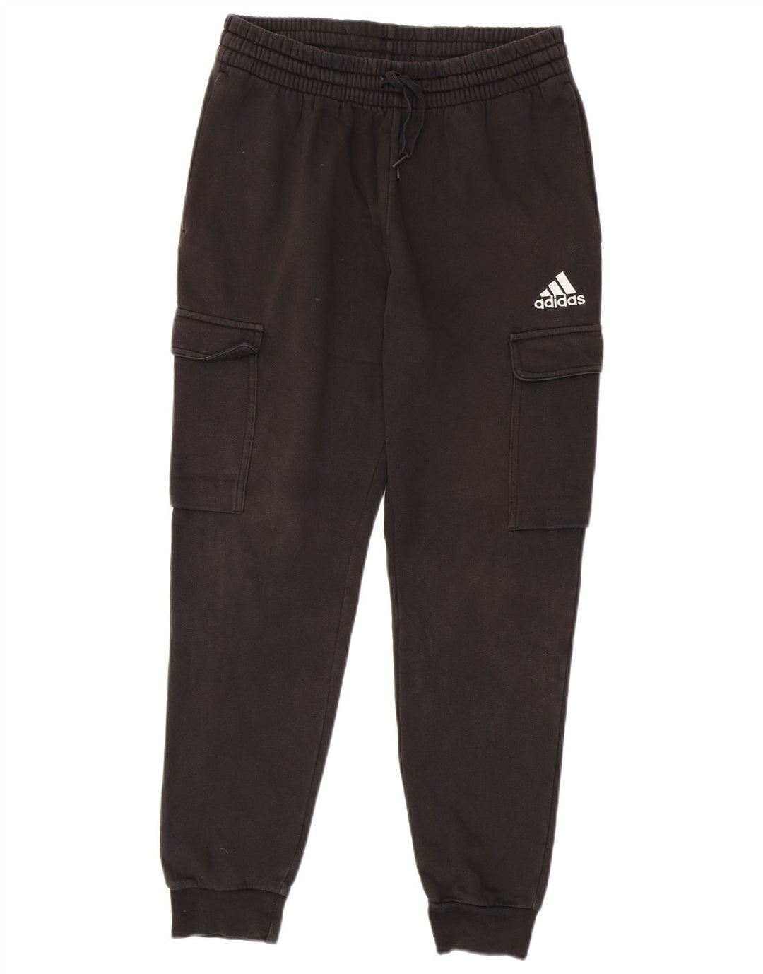 Adidas Herre Cargo Træningsdragt Bukser Joggers Medium Sort Bomuld