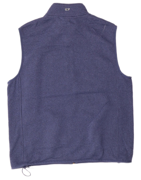 Vineyard Vines Herre Ærmeløs træningsdragt Topjakke XL Blue Flecked Preppy