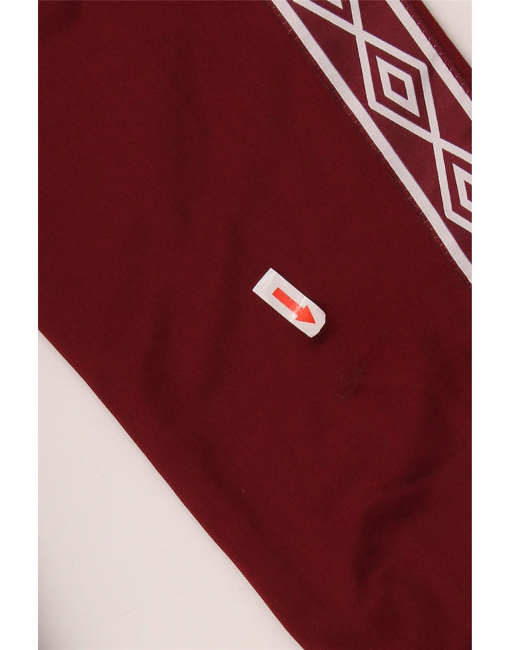 UMBRO Herre grafisk træningsdragt Topjakke XL Burgundy Polyester