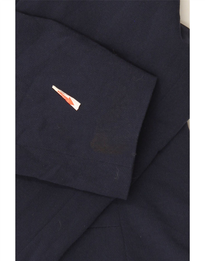 Marks & Spencer Dame 2 Button Blazer Jacket UK 14 Medium Navy Blue
