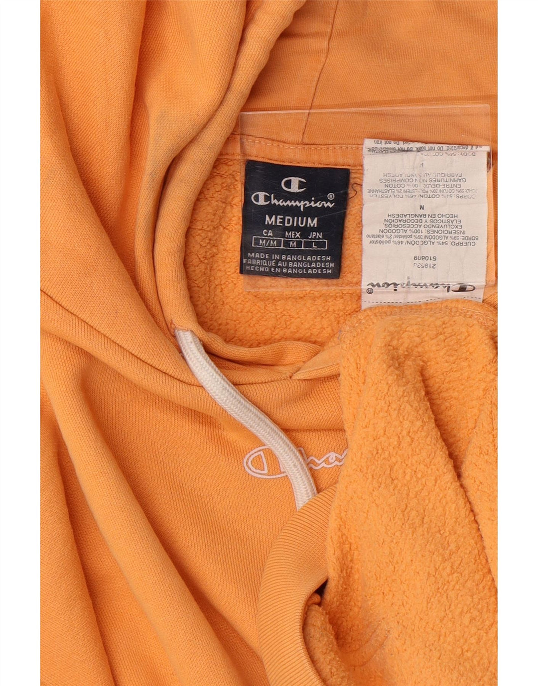 CHAMPION Herre hættetrøje Jumper Medium Orange Bomuld