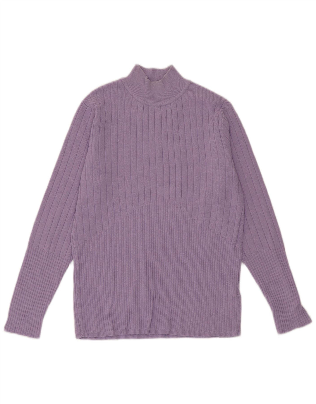 Marks & Spencer Dame Turtle Neck Sweater UK 12 Medium Purple