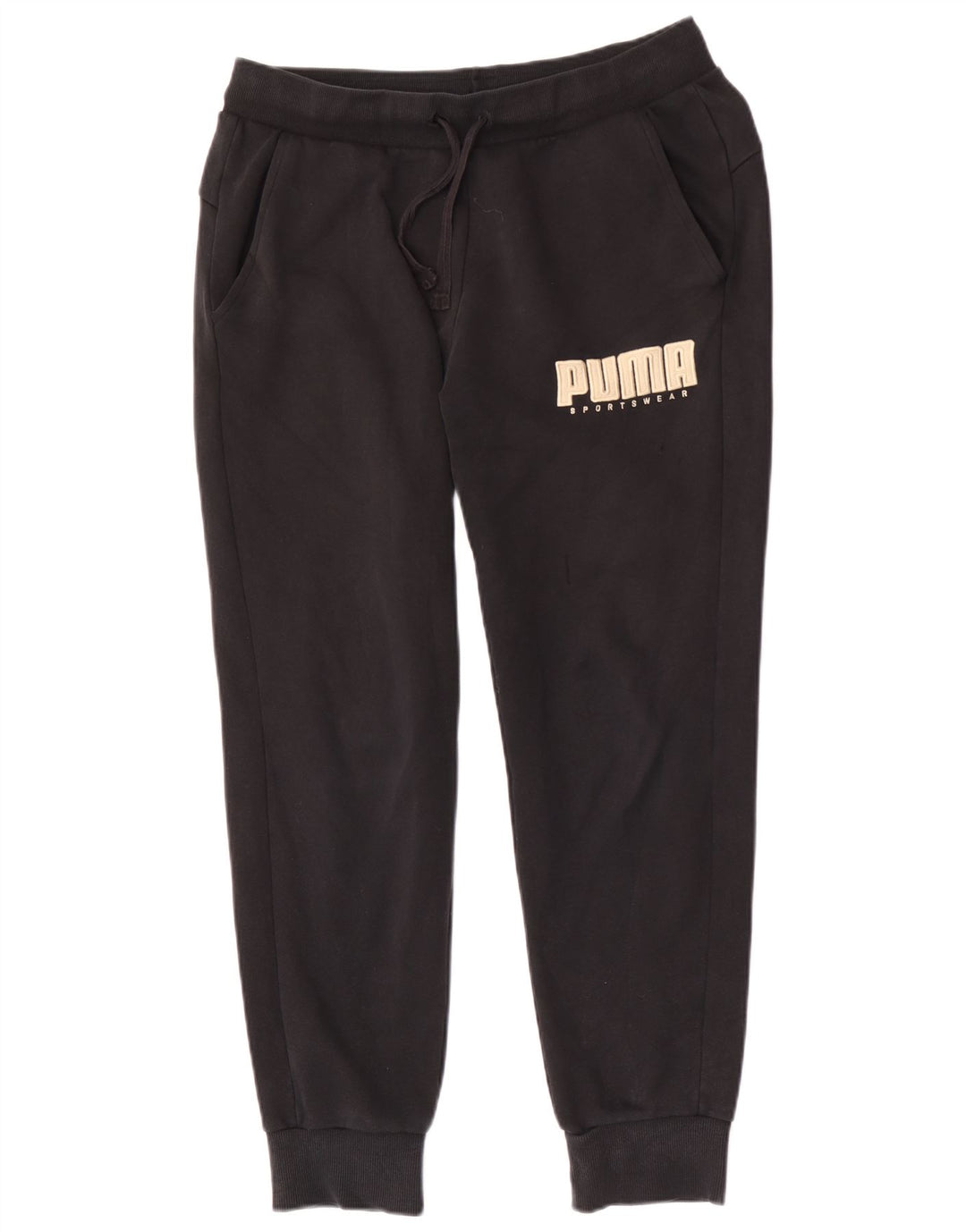 Puma Graphic Tracksuit Bukser til kvinder Joggers UK 14 Medium Black