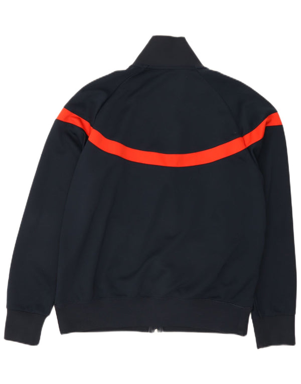 Nike Træningsdragt til mænd, topjakke UK 42/44 Large Navy Blue Colourblock