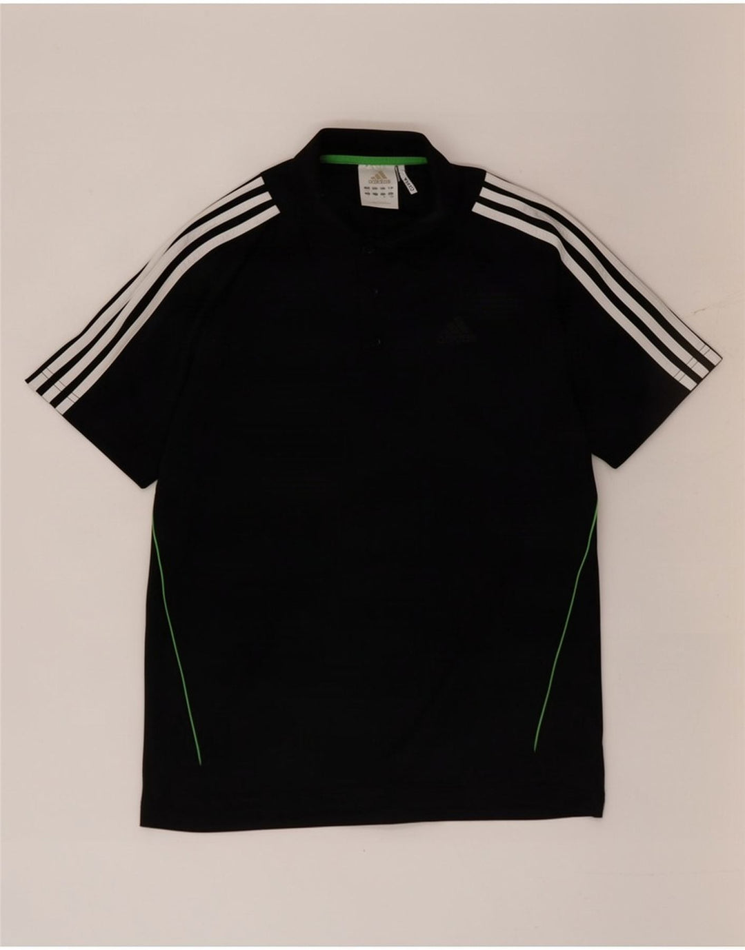 Adidas Herre Climacool Polo Shirt Lille sort polyester