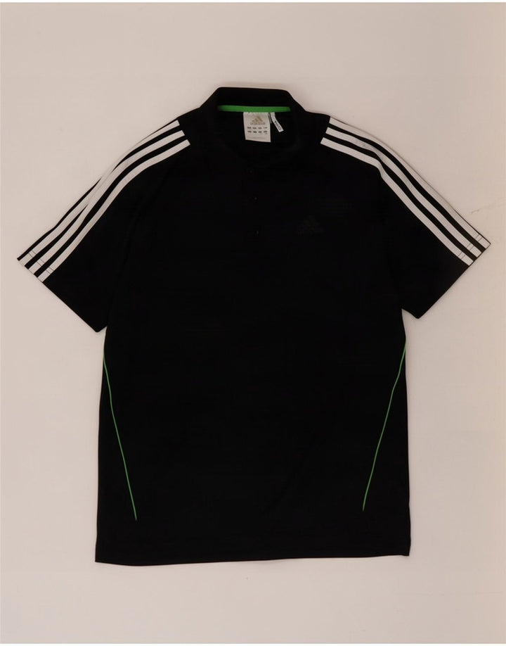 Adidas Herre Climacool Polo Shirt Lille sort polyester
