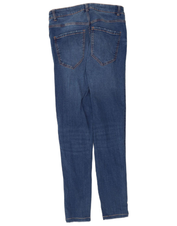 Zara Womens Crop Skinny Jeans EU 38 Small W28 L25 Blue
