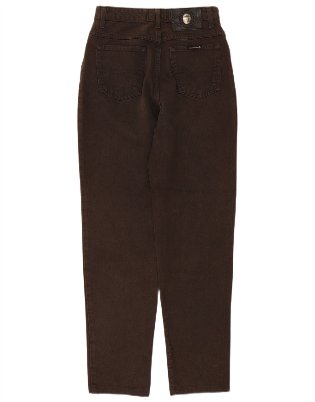 Trussardi koniske jeans til kvinder str. 29 Brun bomuld
