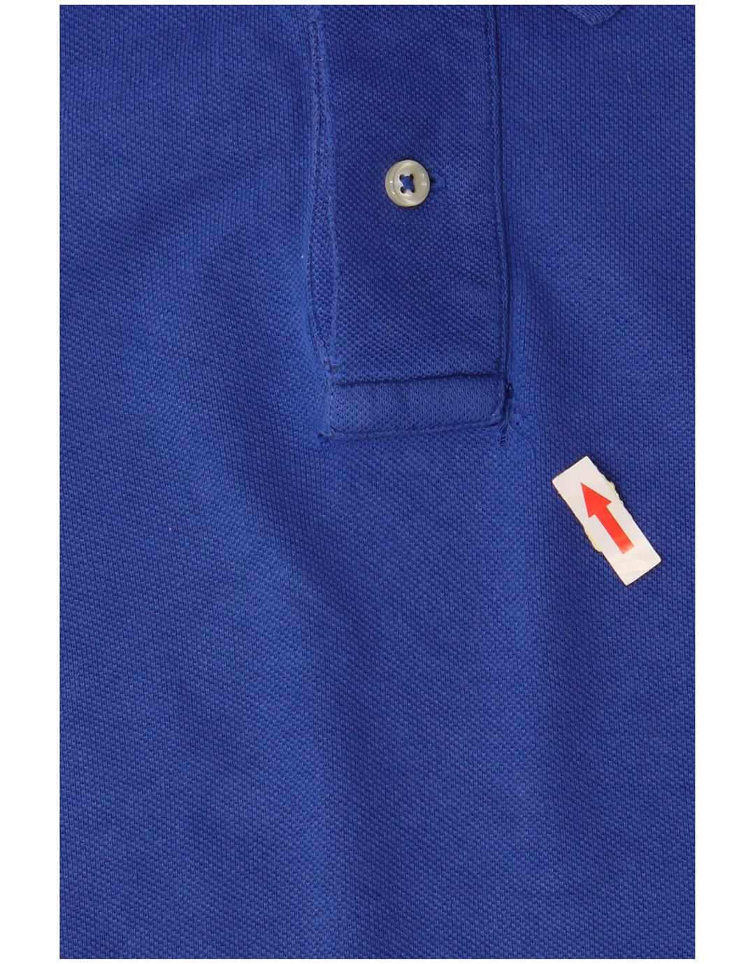 RALPH LAUREN Herre Custom Fit Polo Shirt Medium Blue Bomuld