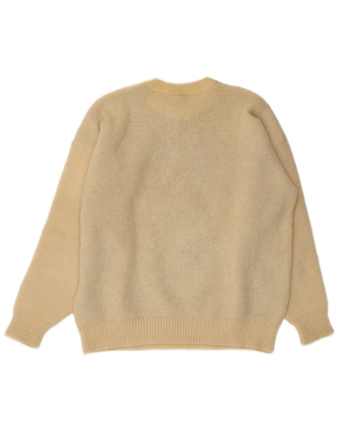 SAMBAND OF ICELAND Herre Crew Neck Jumper Sweater Large Beige