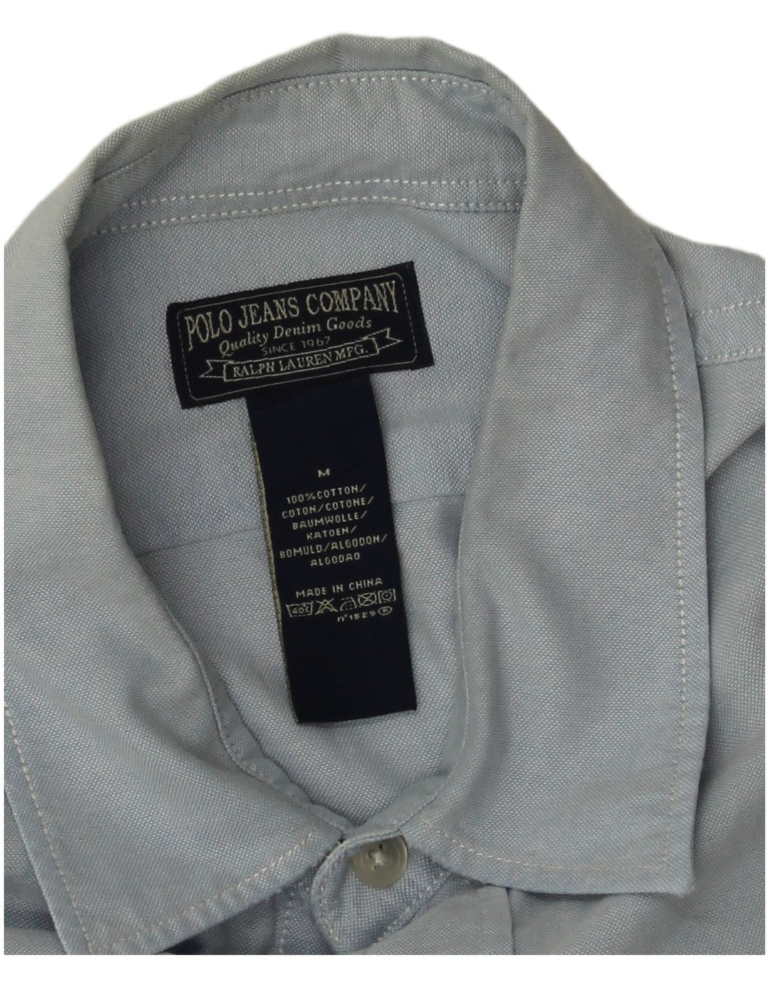 Ralph Lauren Herreskjorte Medium Blå Bomuld