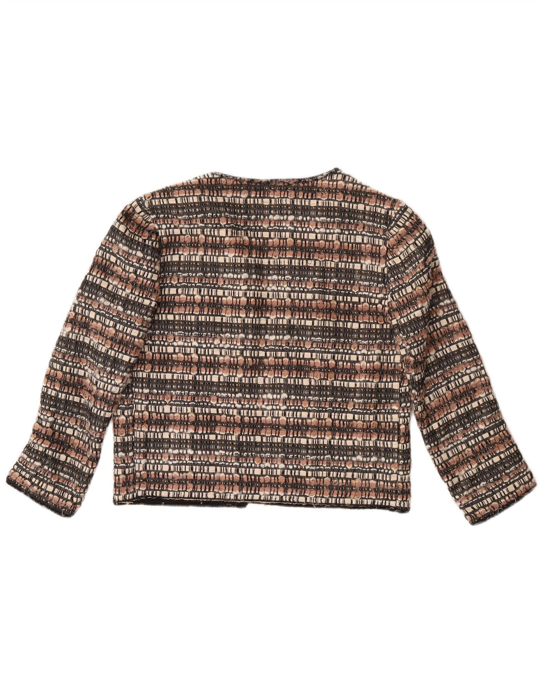 Pinko Bolero-jakke med 3/4 ærmer til kvinder UK 10 Lille flerfarvet bomuld