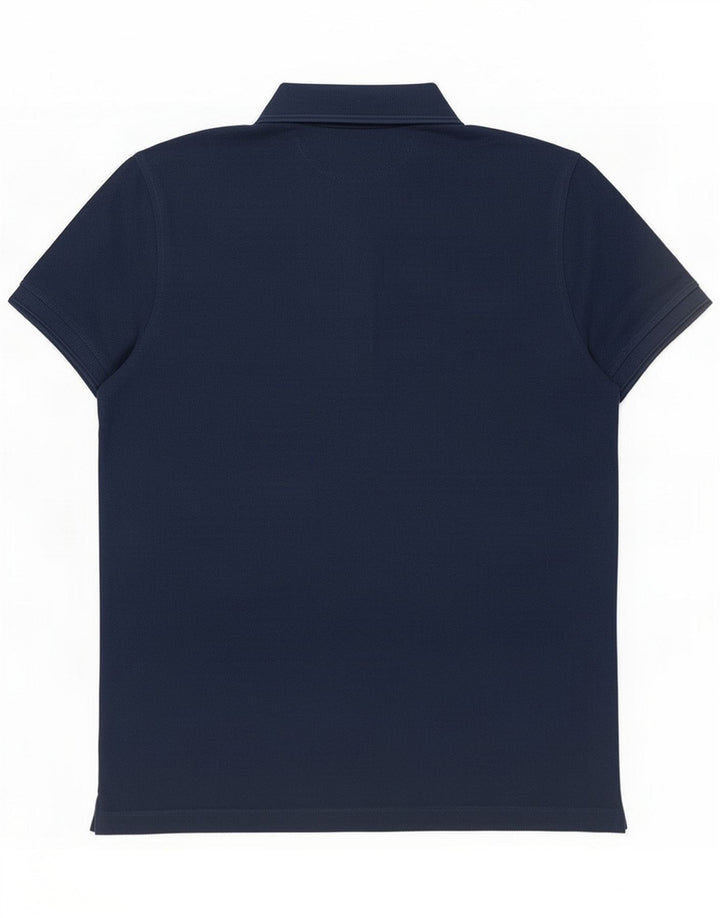 Massimo Dutti Herre poloshirt Medium Navy Blue Cotton