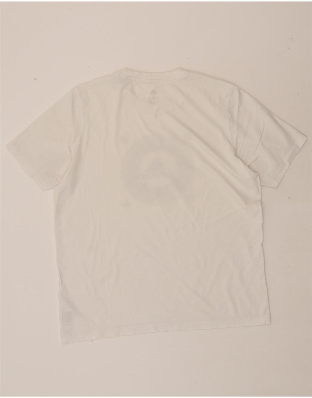 ADIDAS Mens Graphic T-Shirt Top Large White Cotton Vintage Adidas and Second-Hand Adidas from Messina Hembry 