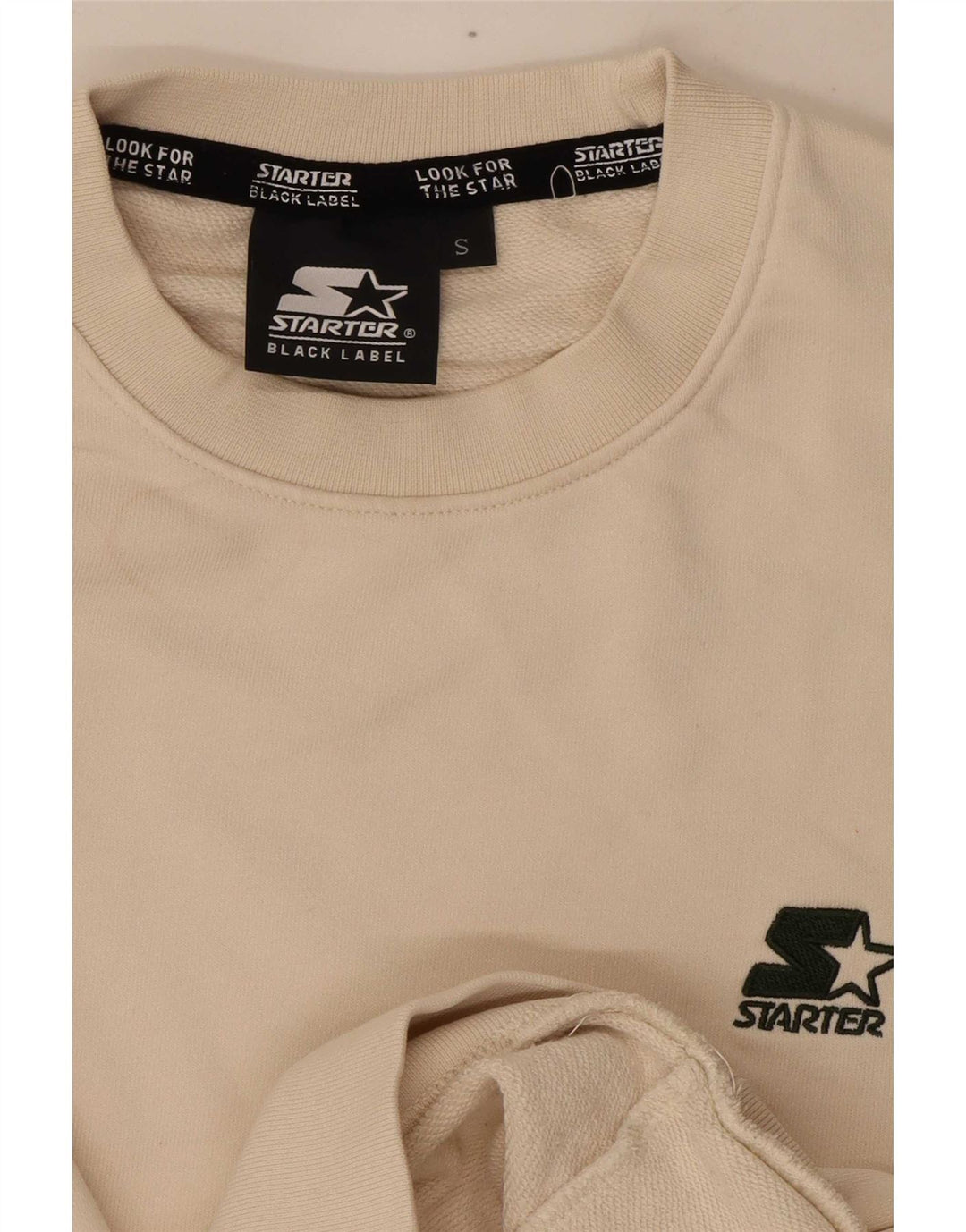 Starter Herre sweatshirt Jumper Small Off White
