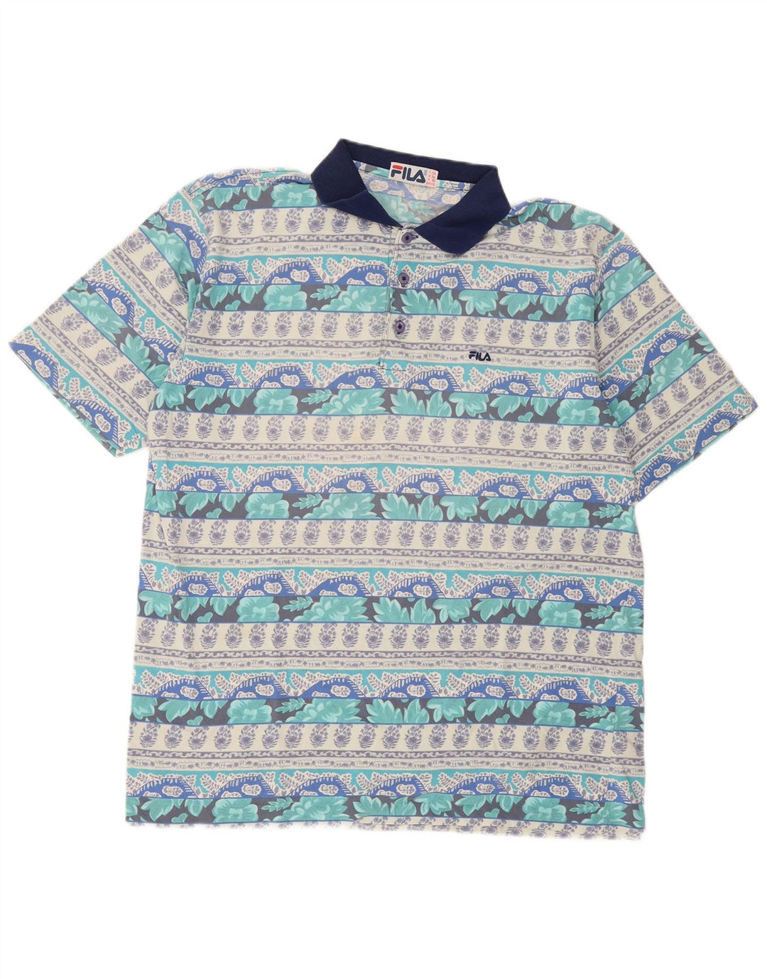 Fila Polo Shirt til mænd IT 56 XL Flerfarvet blomster
