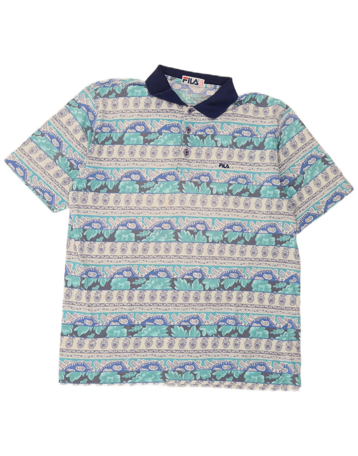Fila Polo Shirt til mænd IT 56 XL Flerfarvet blomster