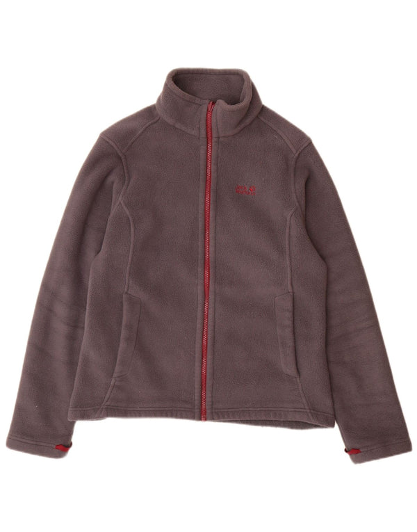 JACK WOLFSKIN Fleecejakke til kvinder UK 18 XL Grå Polyester