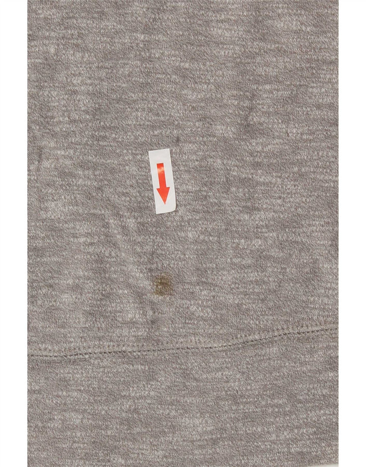 The North Face Dame Sweatshirt Jumper UK 14 Medium Grey Flecked Bomuld