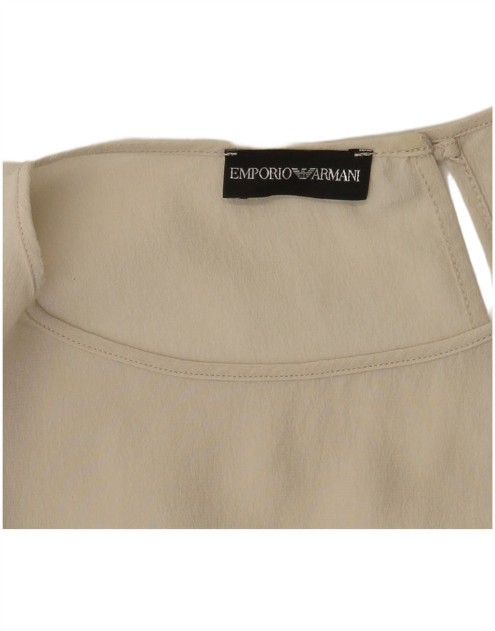 Emporio Armani Damebluse Top UK 14 Medium Beige