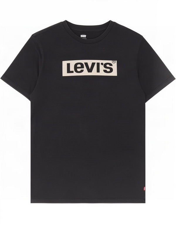 Levi's Herre grafisk T-shirt top lille sort bomuld