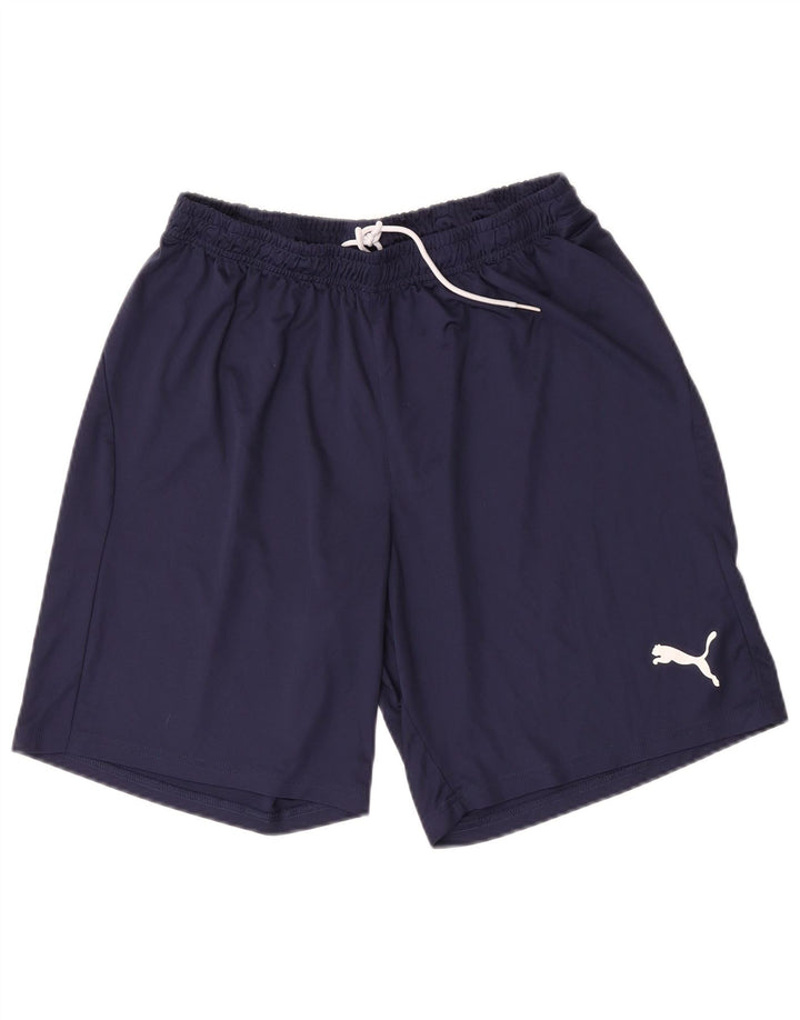 Puma Sportshorts til mænd, store marineblå polyester