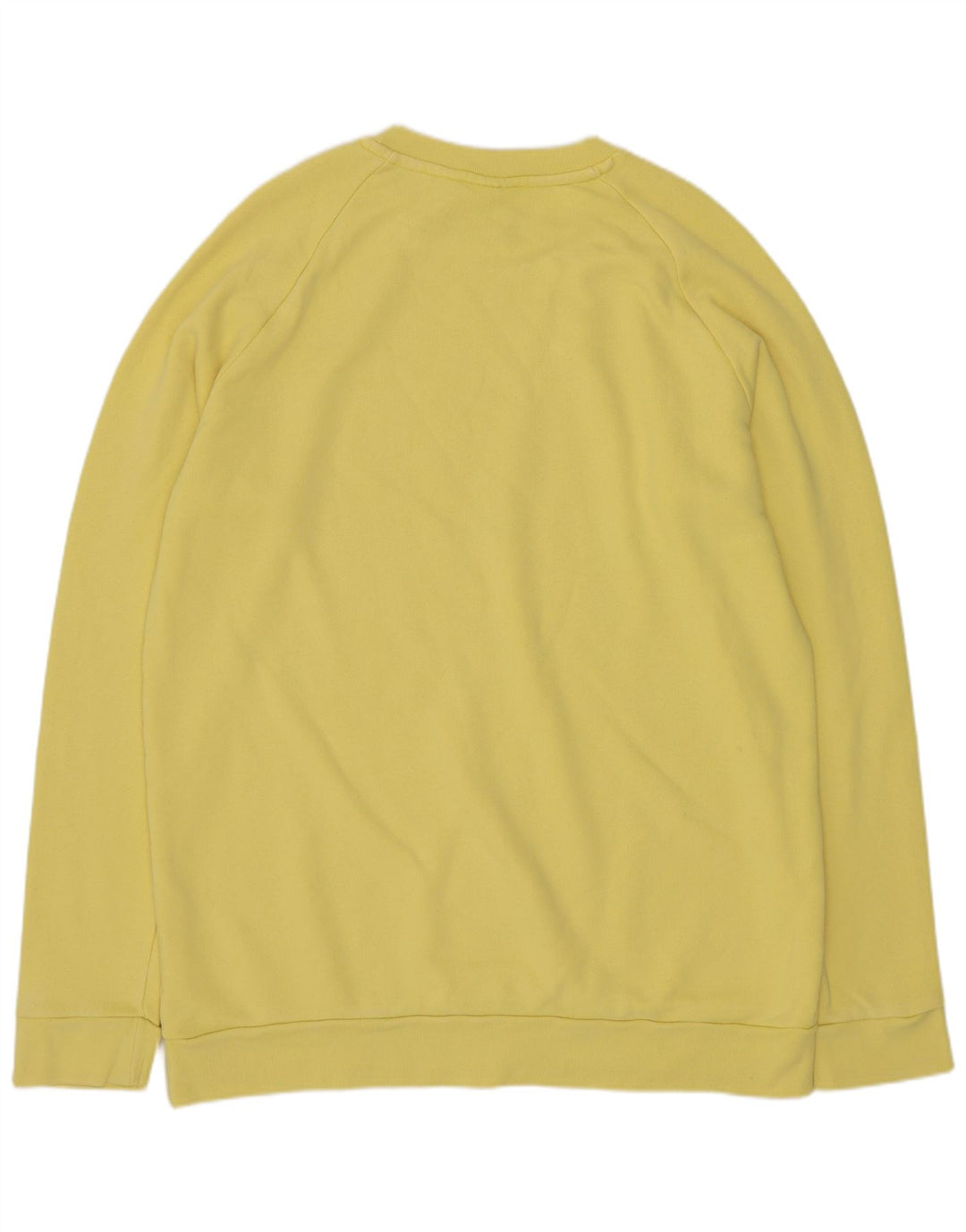 Adidas grafisk sweatshirt til mænd, stor gul bomuld
