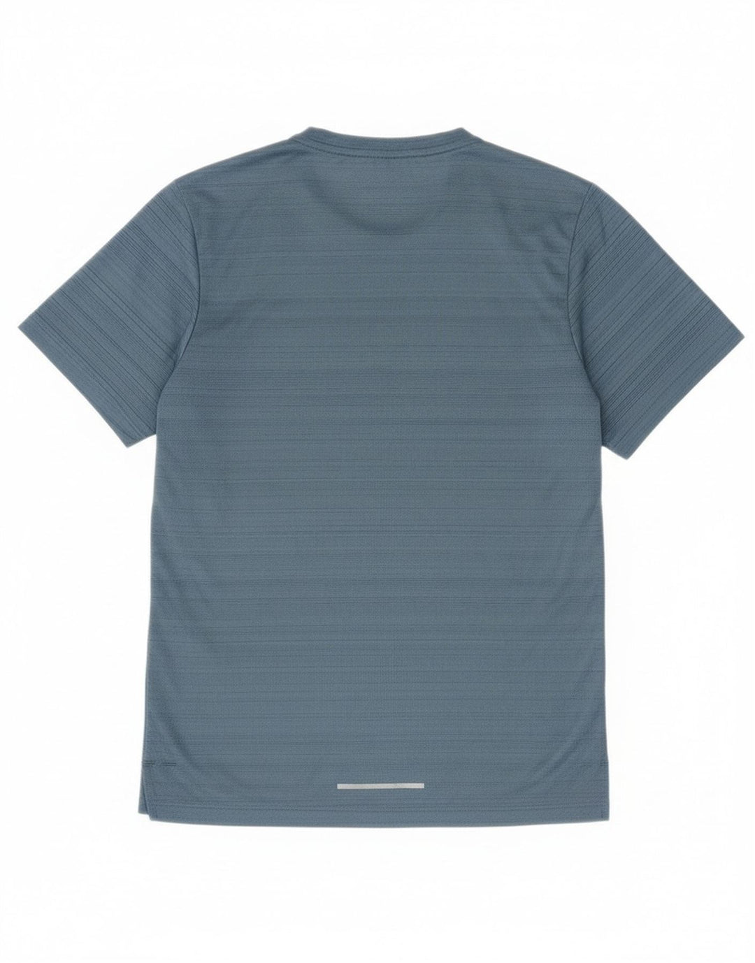 Nike herre Dri Fit T-shirt top lille blå stribet polyester