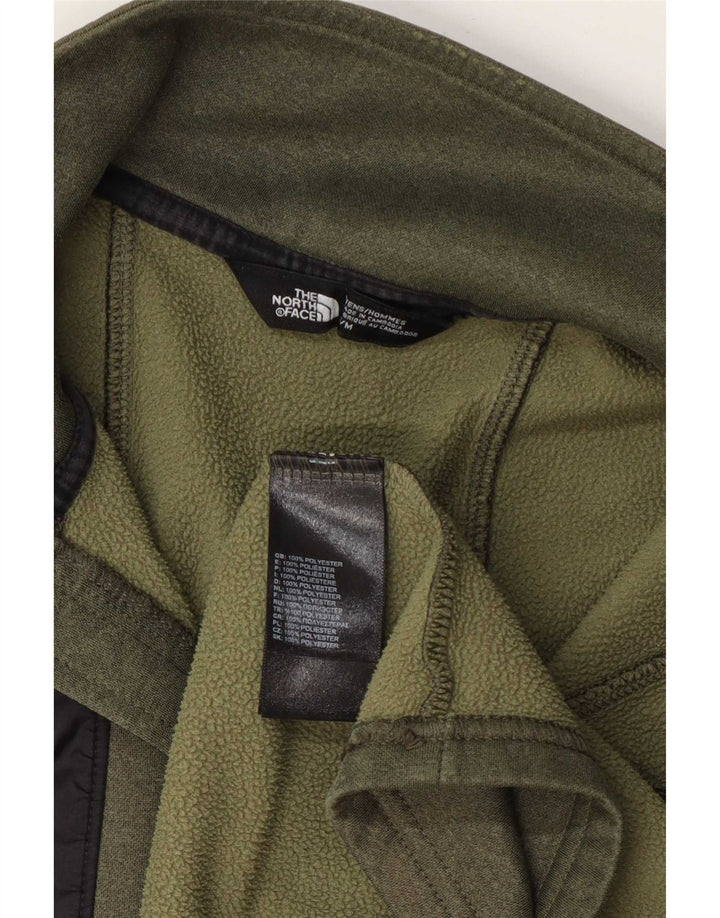 The North Face Herre Zip Neck Sweatshirt Jumper Small Khaki Colourblock