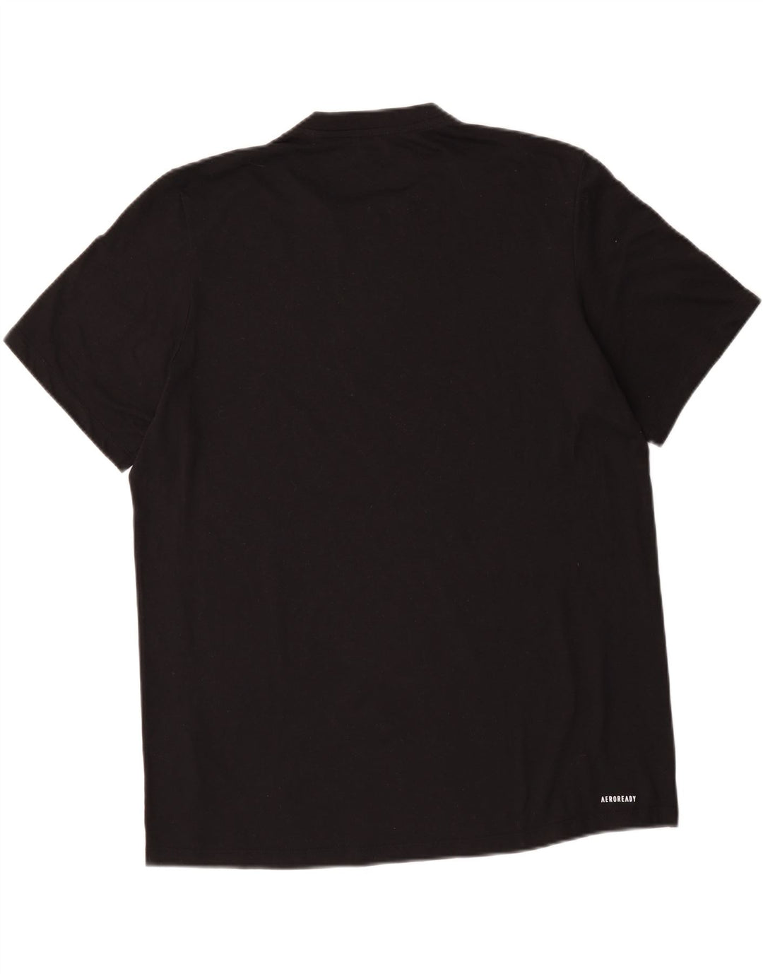 ADIDAS Mens Aeroready T-Shirt Top Large Black Vintage Adidas and Second-Hand Adidas from Messina Hembry 