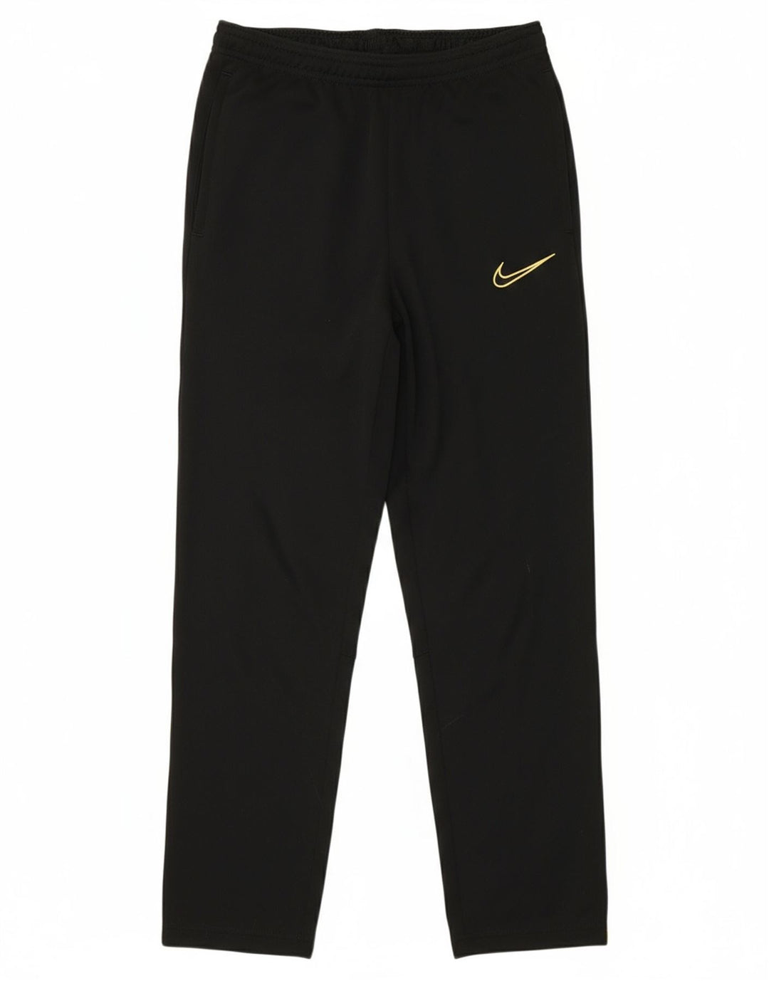 NIKE Boys Tracksuit Trousers 12-13 Years Large Black Polyester Sports