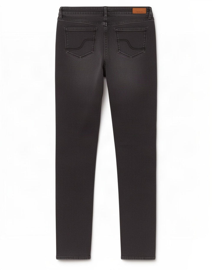 Fat Face Dame Slim Jeans UK 12 Medium W30 L29 Grå