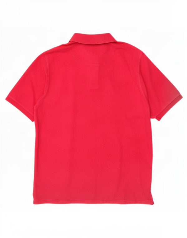 Joules herre klassisk pasform poloshirt stor pink bomuld