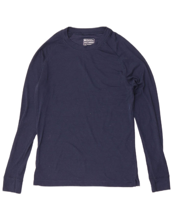 Mountain Warehouse Dame Top Langærmet UK 14 Large Navy Blue Polyester