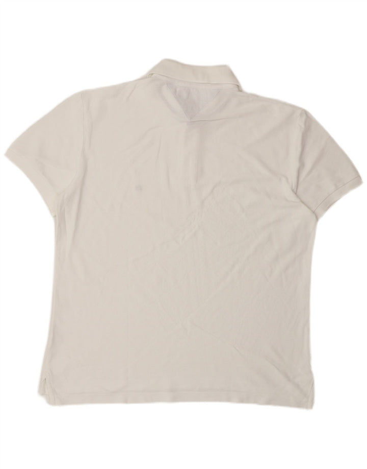 Tommy Hilfiger Herre Regular Fit Polo Shirt XL Hvid