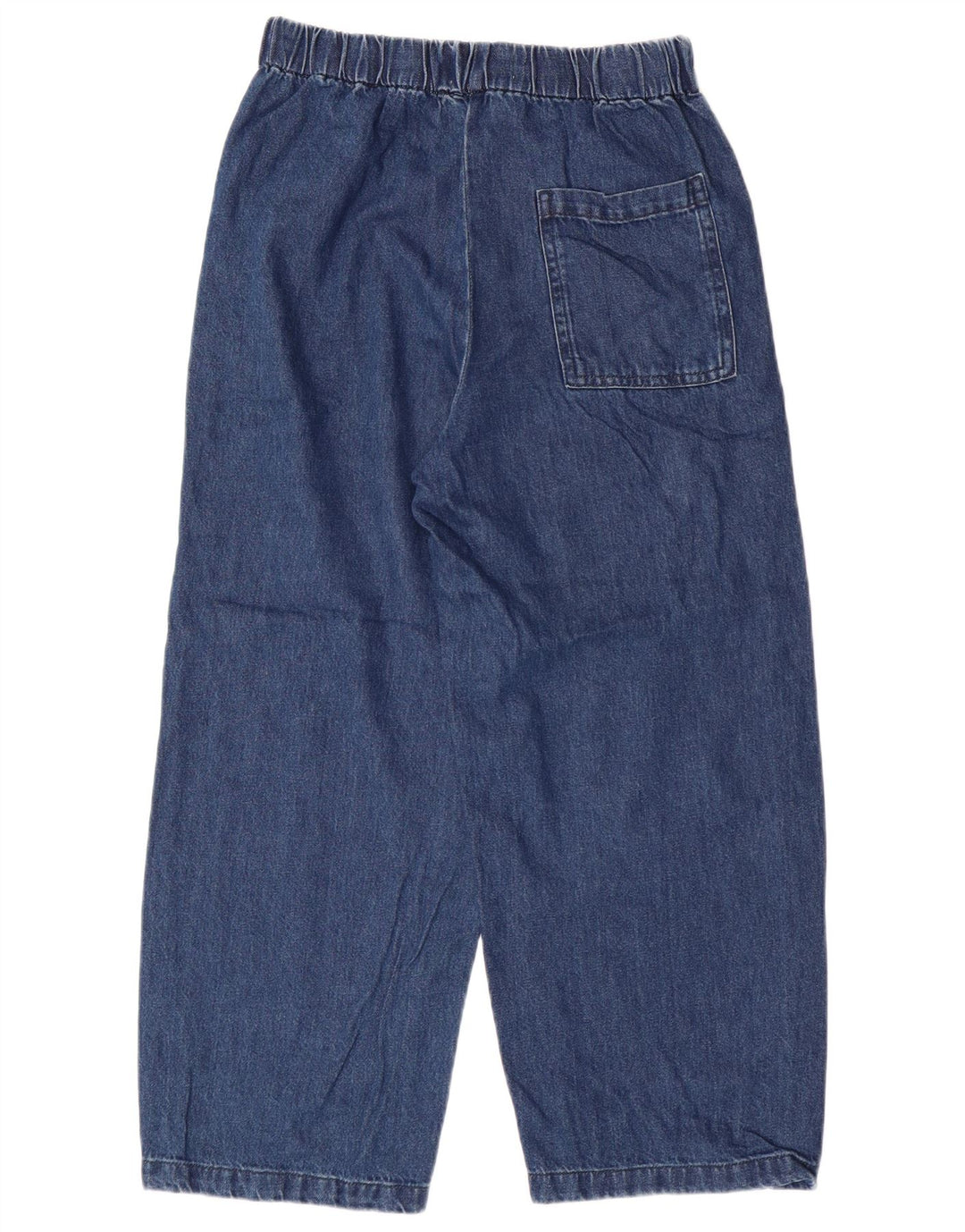 Zara Dame Jeans med brede ben XS W24 L25 Blå Bomuld