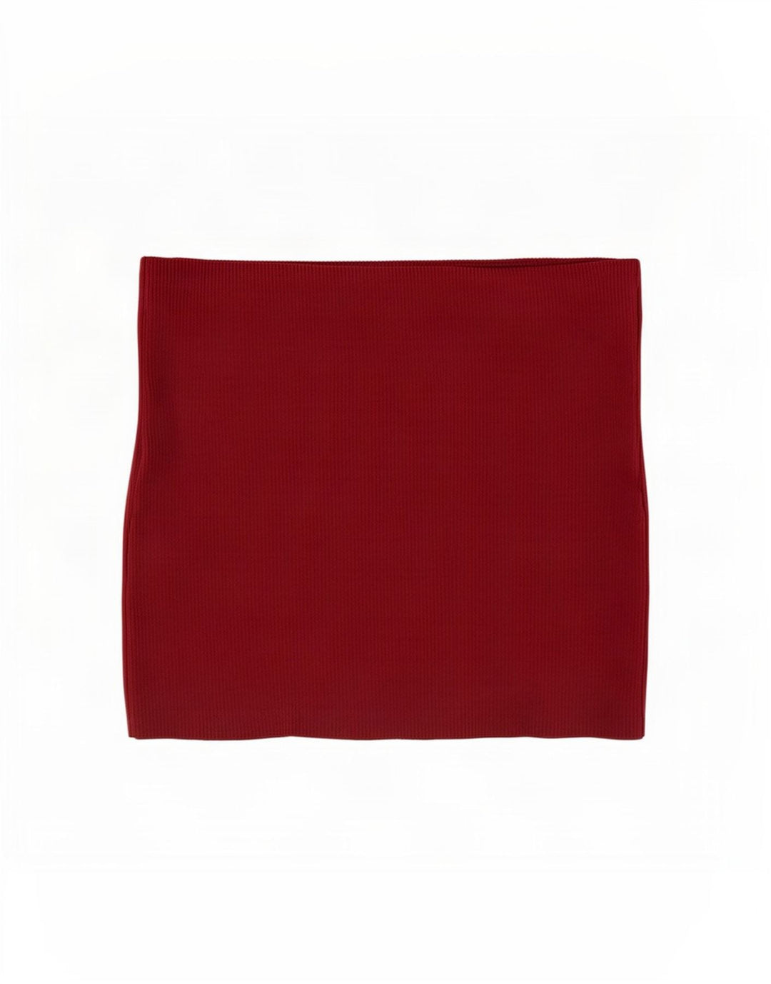 Zara Dame Mini-nederdel Small W26 Burgundy Nylon