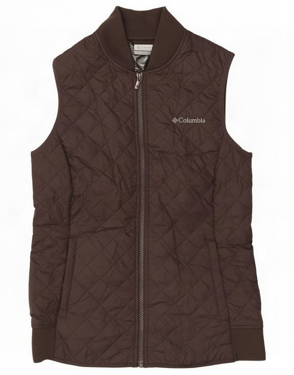 Columbia Womens Quiltet Gilet UK 4 XS Grå Polyester