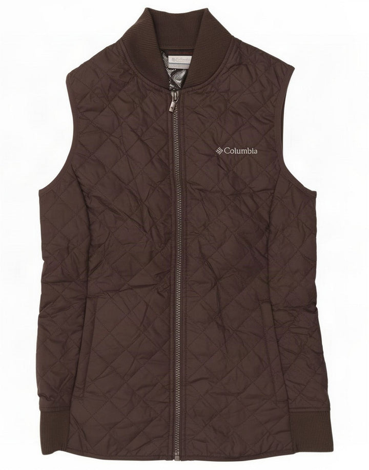 Columbia Womens Quiltet Gilet UK 4 XS Grå Polyester