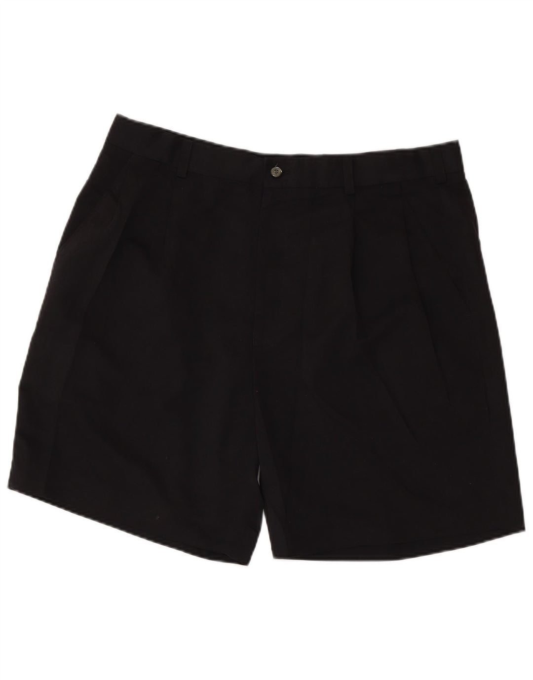 IZOD Herre Pegged Chino Shorts W38 XL Sort Polyester