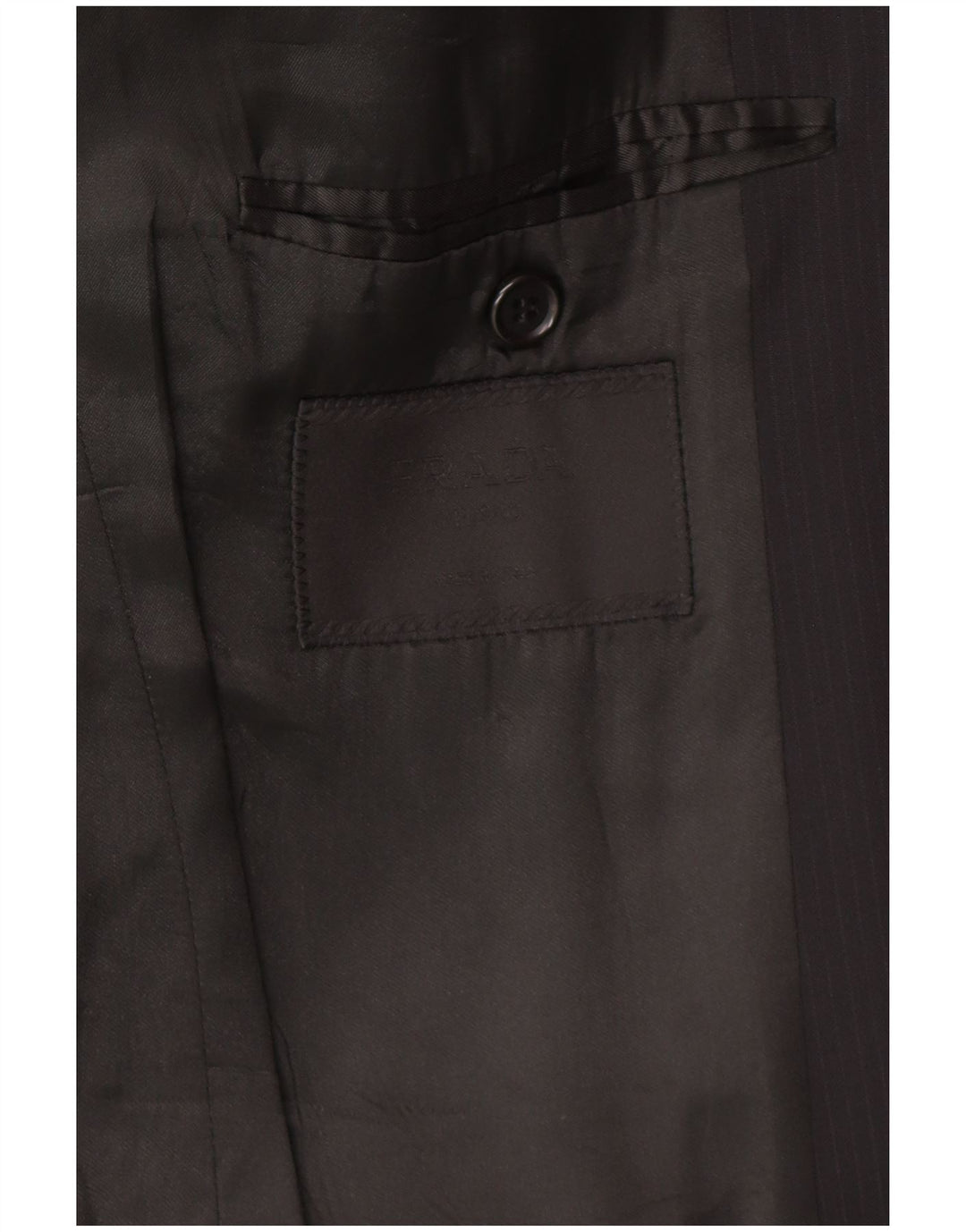 PRADA Herre 3-knap 2-delt jakkesæt IT 52 XL W34 L30 Sort Klassisk