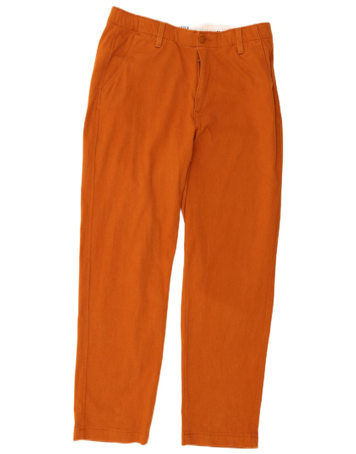 Levi's Herre tilspidsede Chinobukser Medium W32 L31 Orange Bomuld